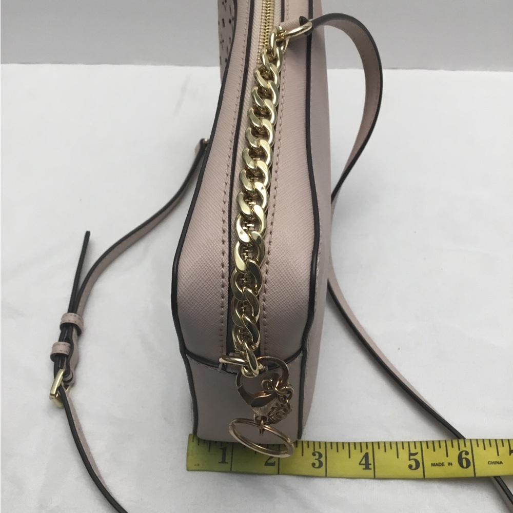 Michael Kors Pink Crossbody Bag with Gold Chain - Picture 7 of 16
